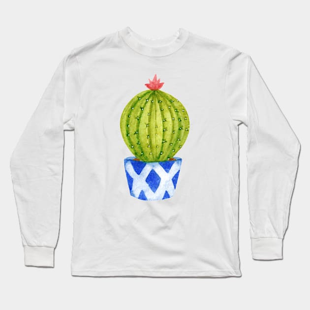 Cactus Long Sleeve T-Shirt by shoko